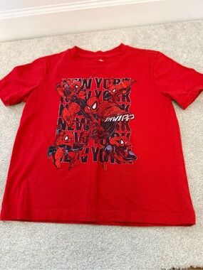 Red Spider-Man Graphic Kids T-Shirt size 6